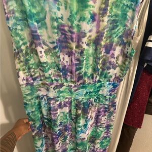 Long Neiman Marcus colorful dress